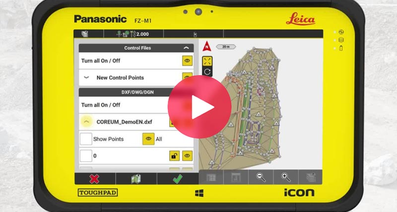 Leica iCON site software